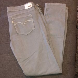 Skinny leg jeans gray